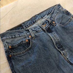 Levi’s 501 Medium-Light Wash Vintage Button Fly